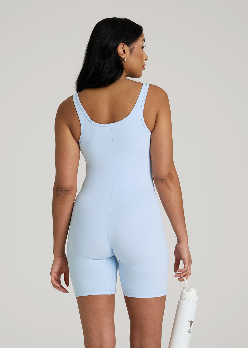 American Tall Online Shop | Balance Scoopneck Romper for Tall Women in Ice Blue
