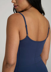 American Tall Discount | Balance Spaghetti Strap Jumpsuit for Tall Women in Regal Blue
