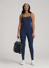 American Tall Discount | Balance Spaghetti Strap Jumpsuit for Tall Women in Regal Blue