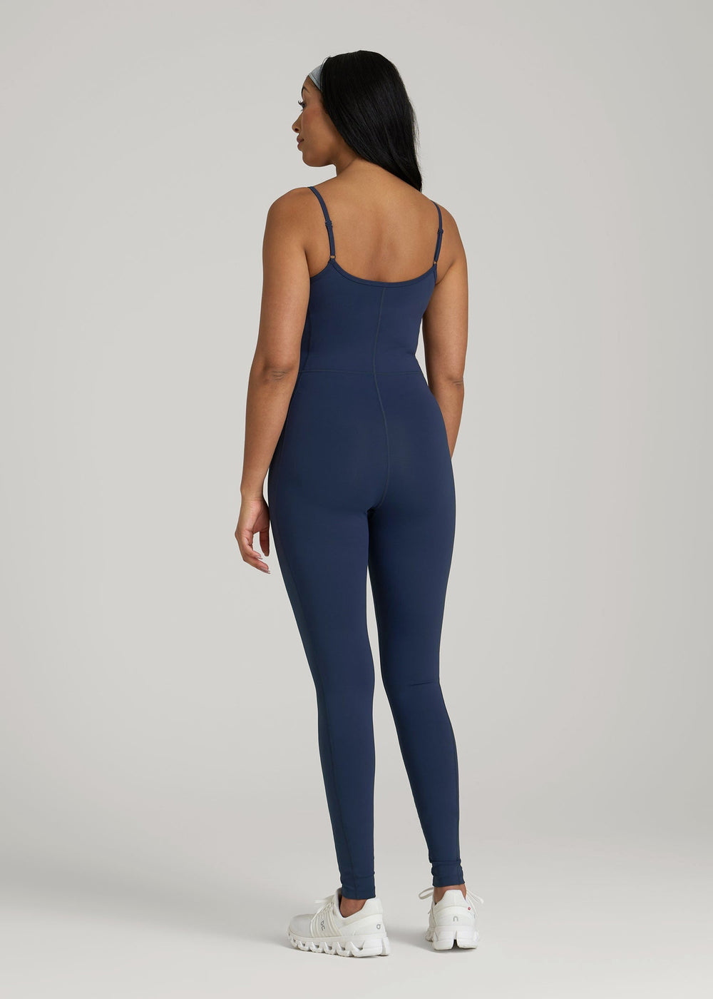 American Tall Discount | Balance Spaghetti Strap Jumpsuit for Tall Women in Regal Blue