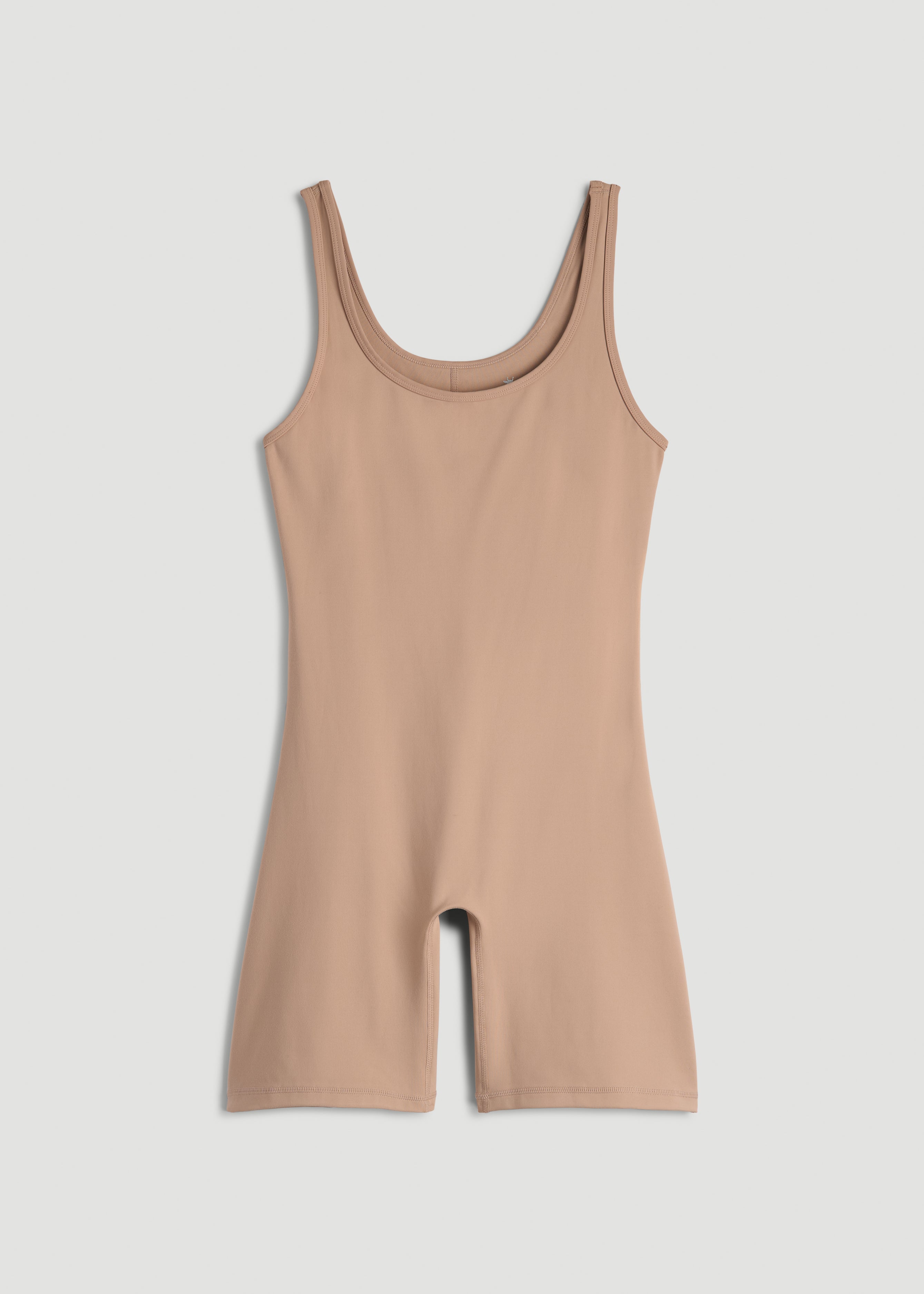 American Tall Sale | Balance Scoopneck Romper for Tall Women in Sun Tan