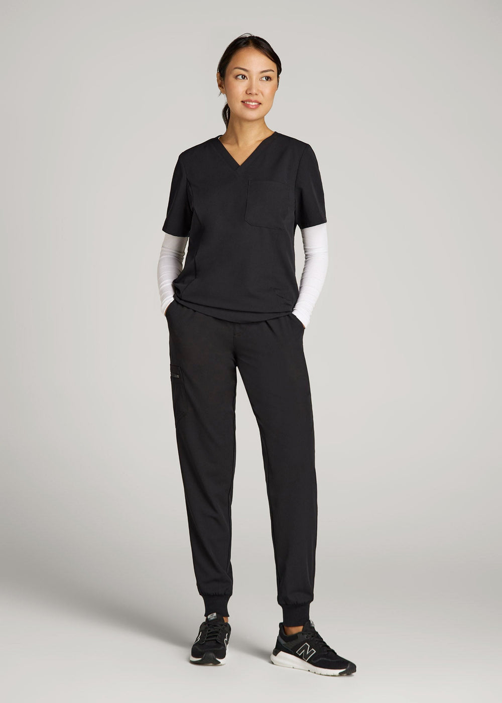 American Tall Online Shop | Scrub Joggers for Tall Women in Black