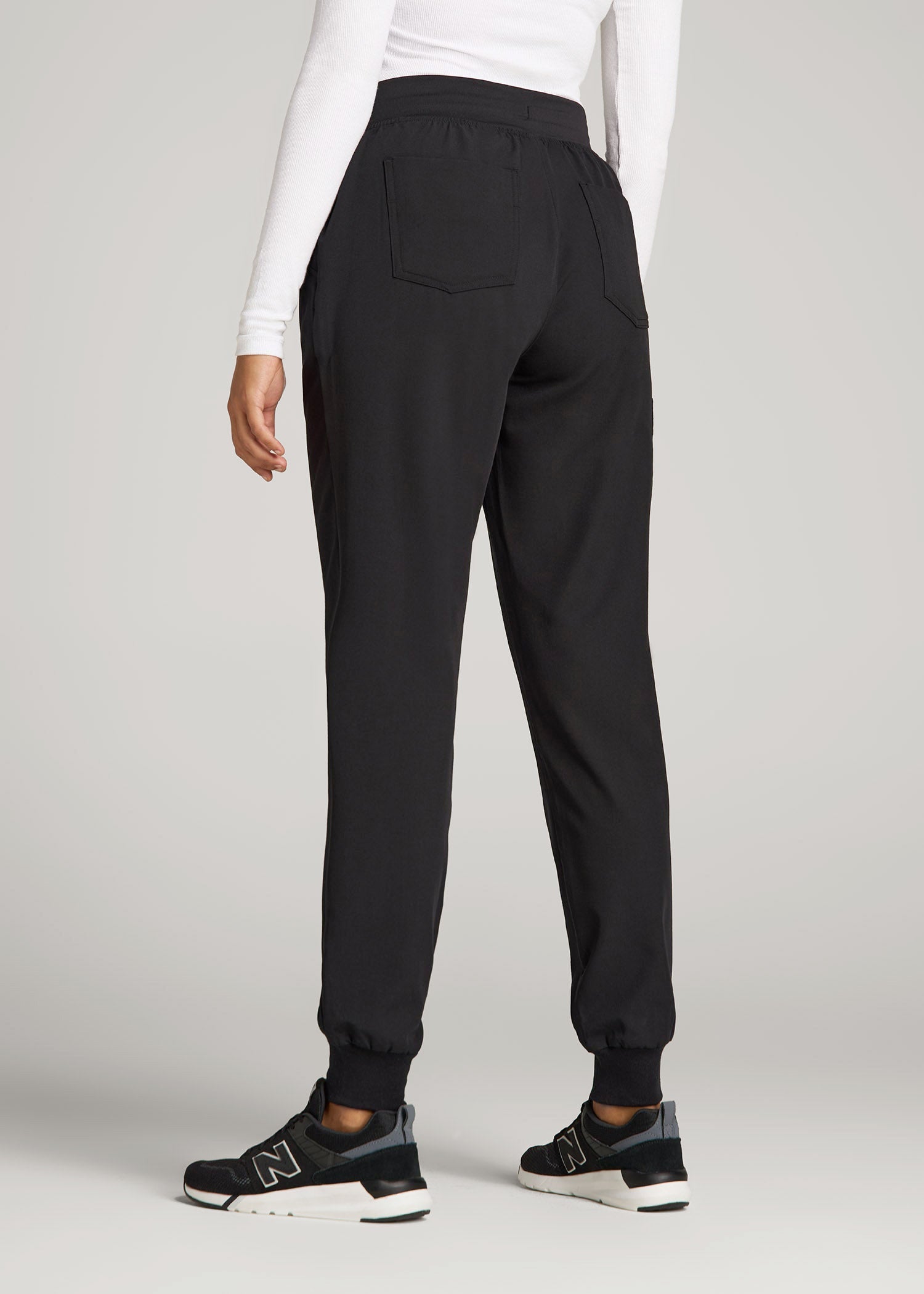 American Tall Online Shop | Scrub Joggers for Tall Women in Black
