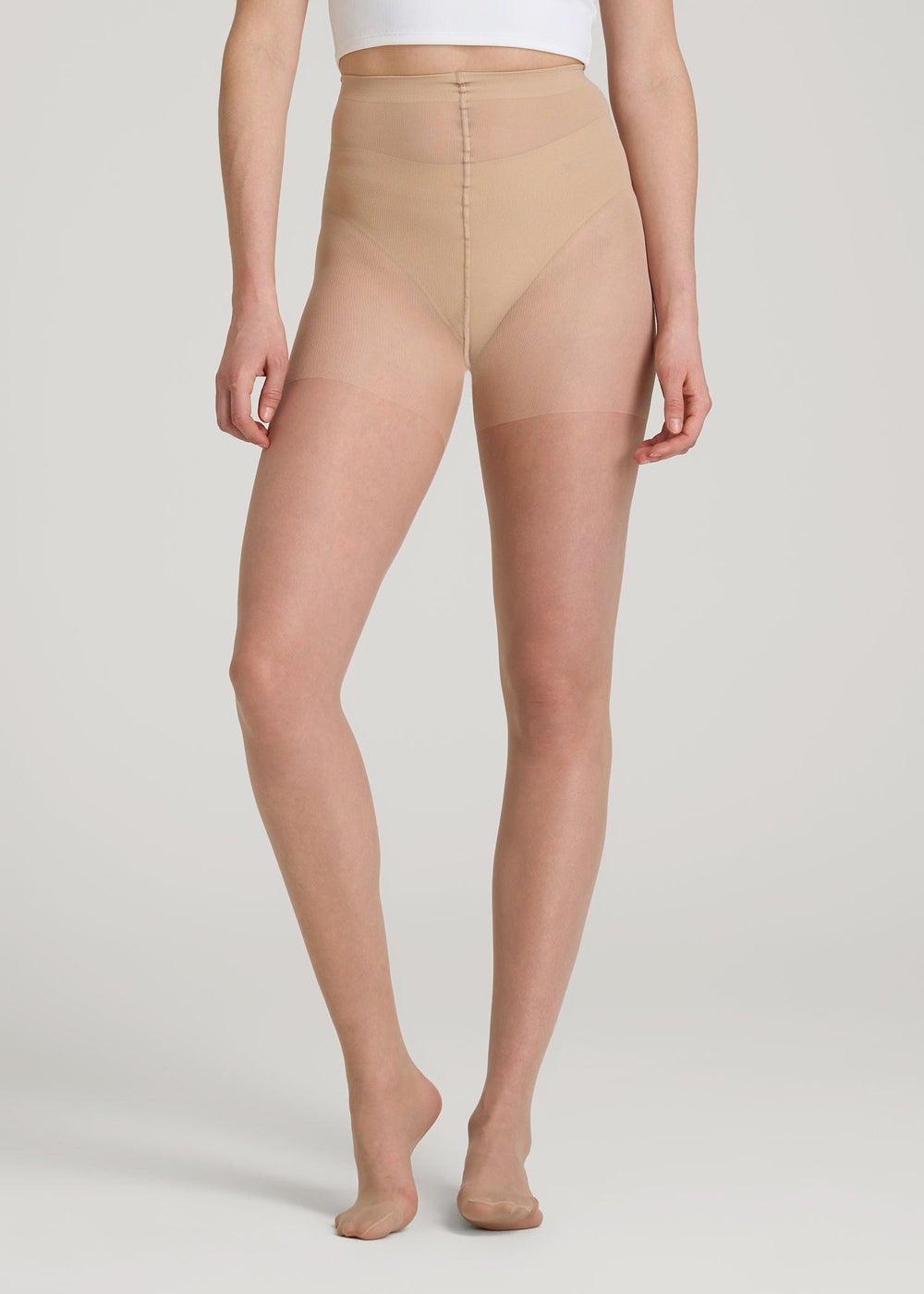 American Tall Sale | Ultra Sheer Pantyhose for Tall Women in Linen