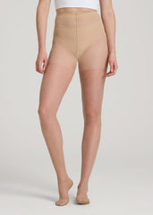 American Tall Sale | Ultra Sheer Pantyhose for Tall Women in Linen