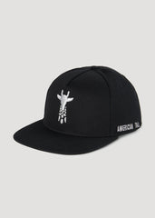 American Tall Online Shop | American Tall Flat Brim Hat in Black