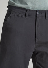 American Tall Discount | J1 STRAIGHT Leg Chinos for Tall Men in Iron Grey