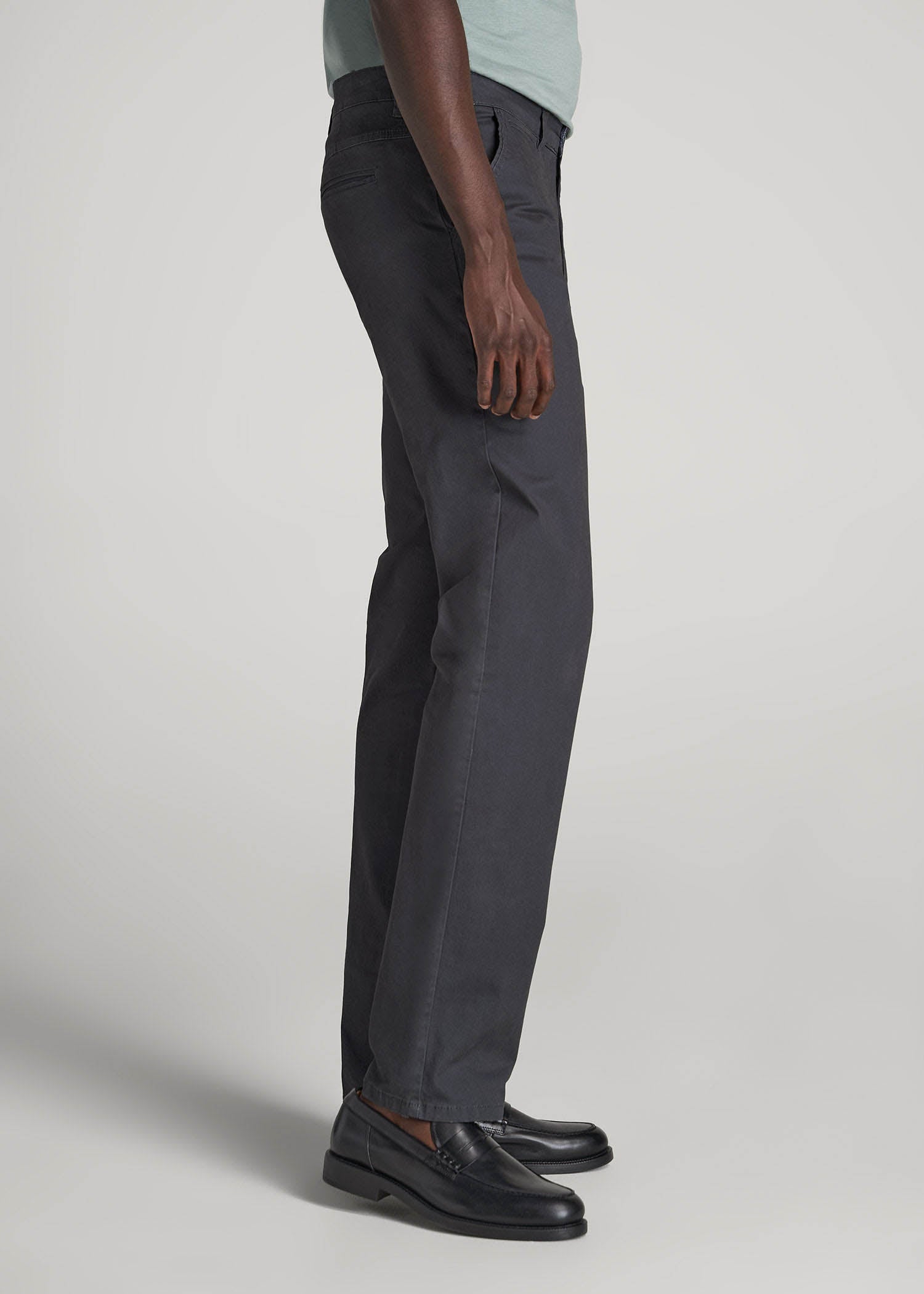 American Tall Discount | J1 STRAIGHT Leg Chinos for Tall Men in Iron Grey