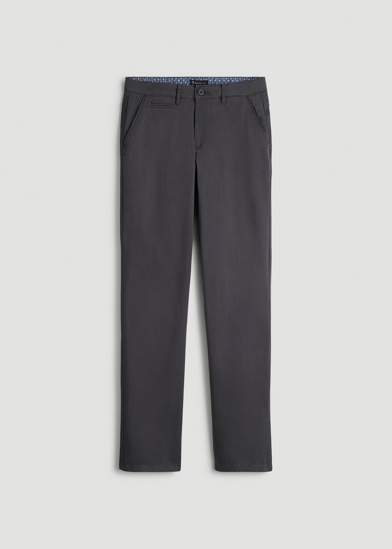 American Tall Discount | J1 STRAIGHT Leg Chinos for Tall Men in Iron Grey