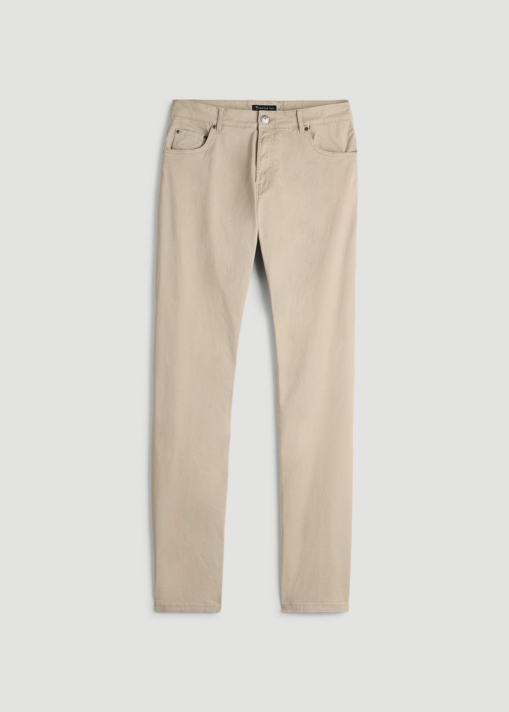 American Tall Online | Carman TAPERED Fit Five Pocket Pants for Tall Men in Desert Khaki