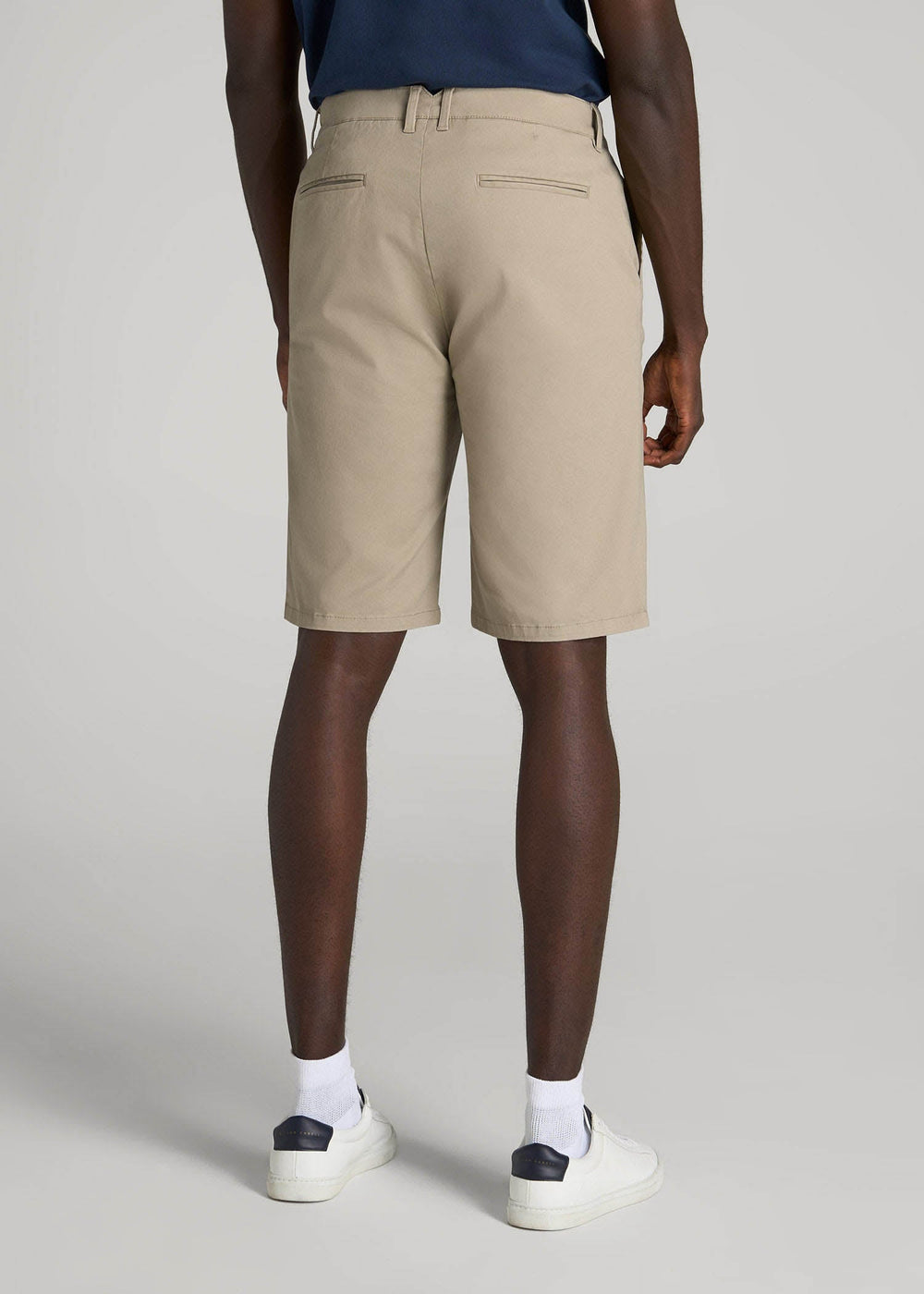 American Tall Outlet | Chino Shorts for Tall Men in Desert Khaki