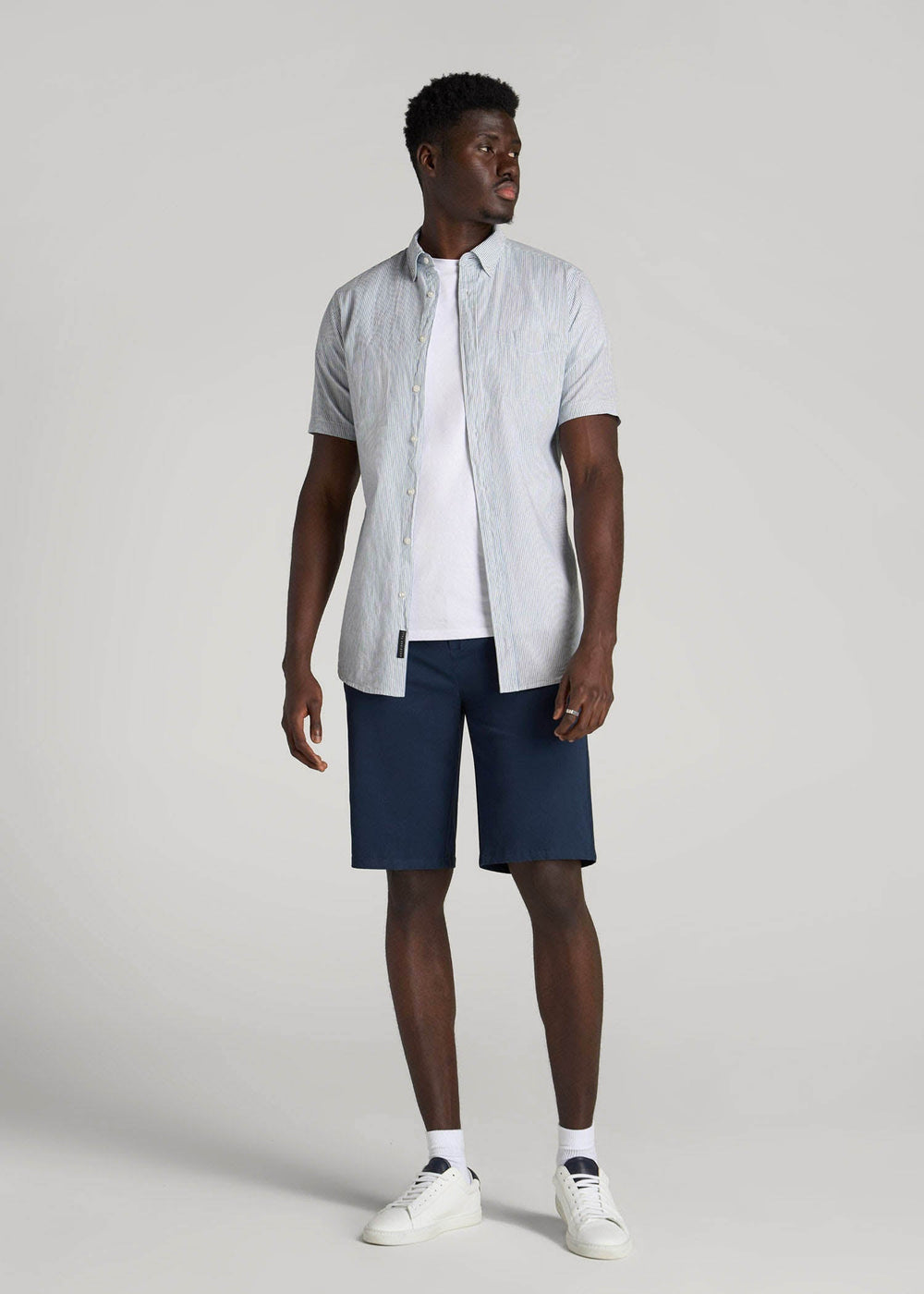 American Tall For Sale | Chino Shorts for Tall Men in Marine Navy