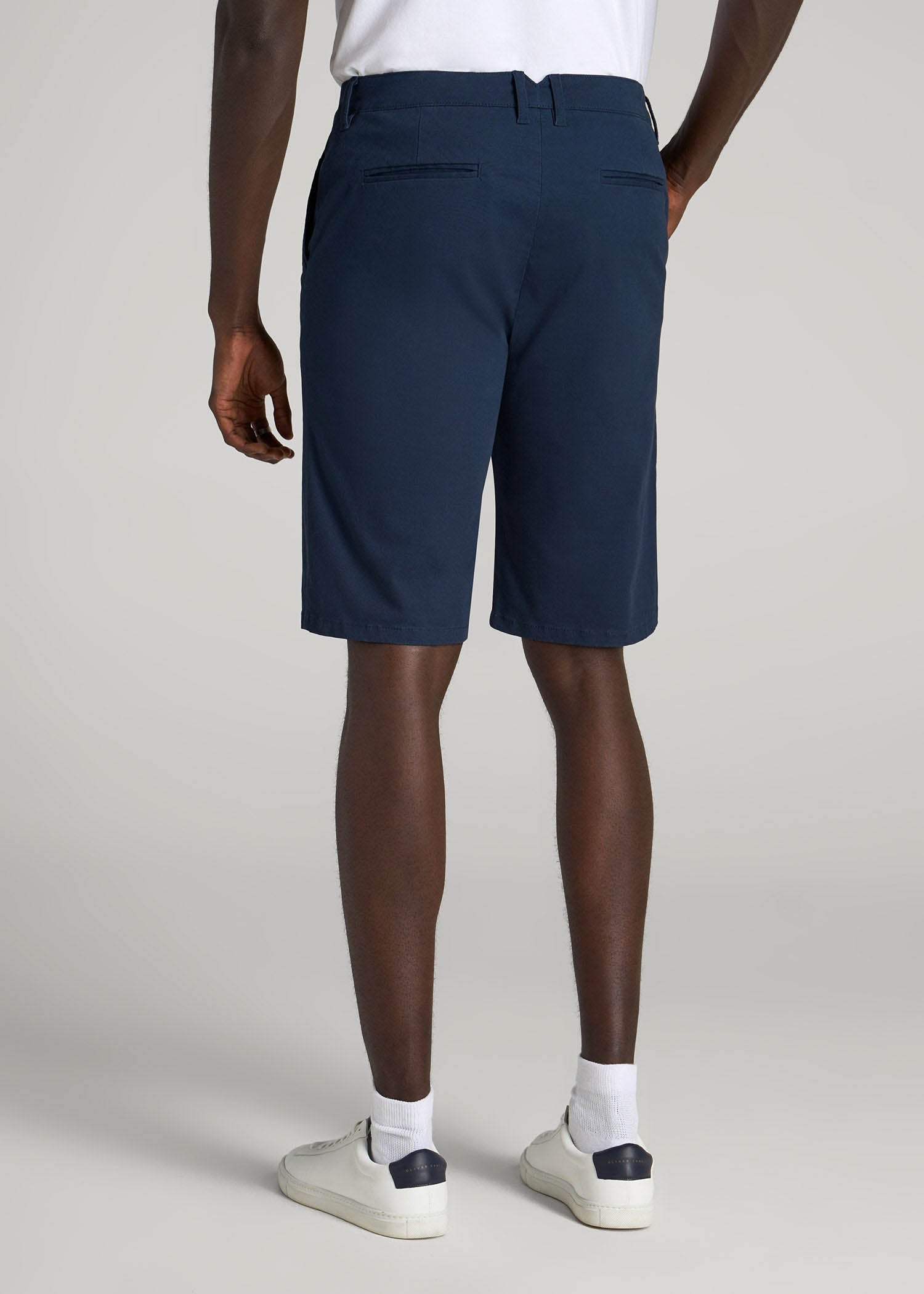 American Tall For Sale | Chino Shorts for Tall Men in Marine Navy