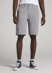 American Tall Online Shop | Chino Shorts for Tall Men in Pebble Grey