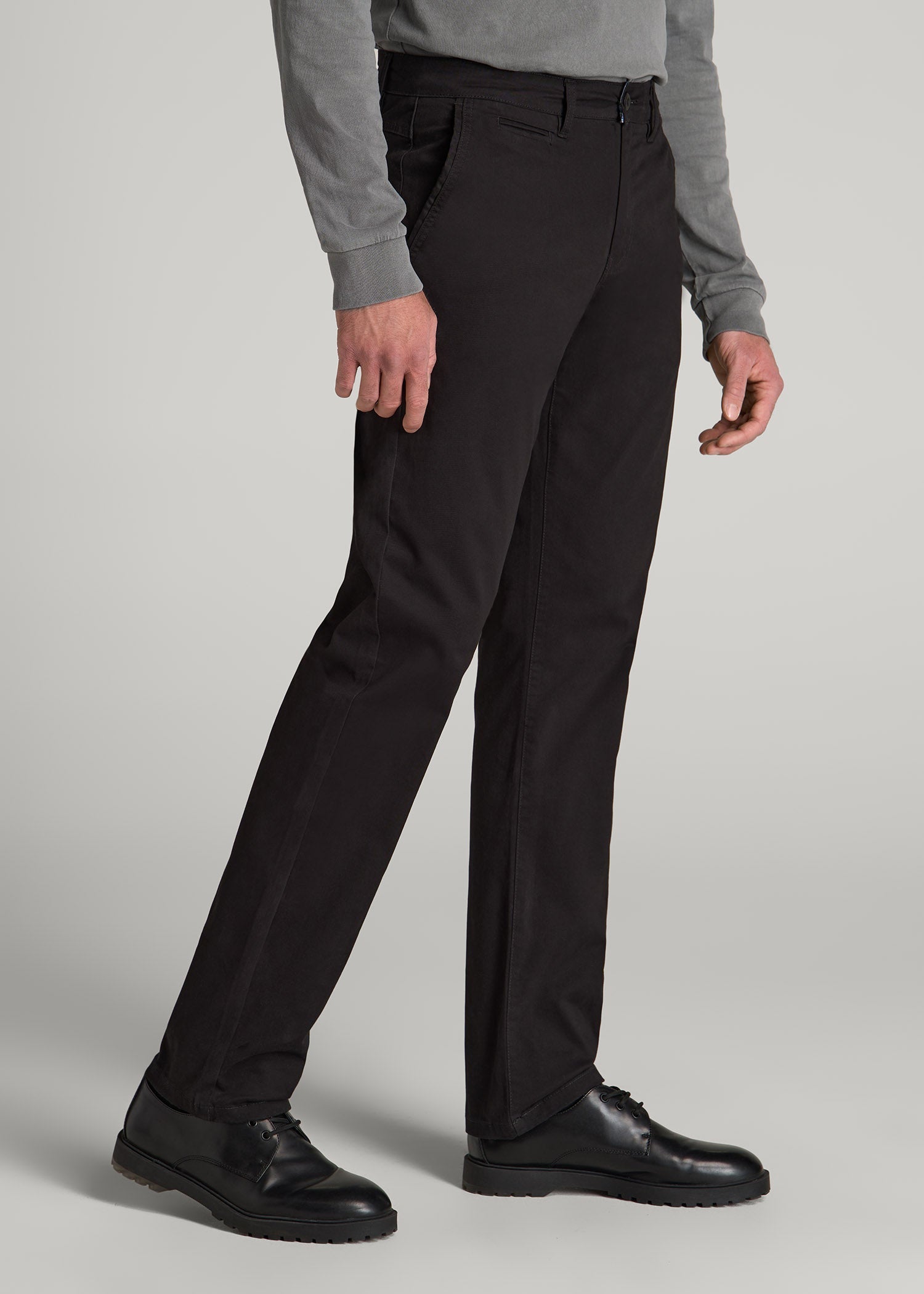American Tall Discount | J1 STRAIGHT Leg Chinos for Tall Men in Black