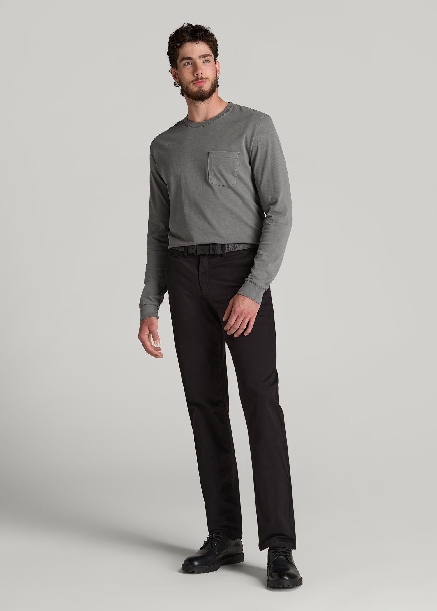 American Tall Discount | J1 STRAIGHT Leg Chinos for Tall Men in Black