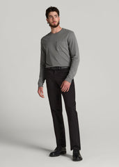 American Tall Discount | J1 STRAIGHT Leg Chinos for Tall Men in Black
