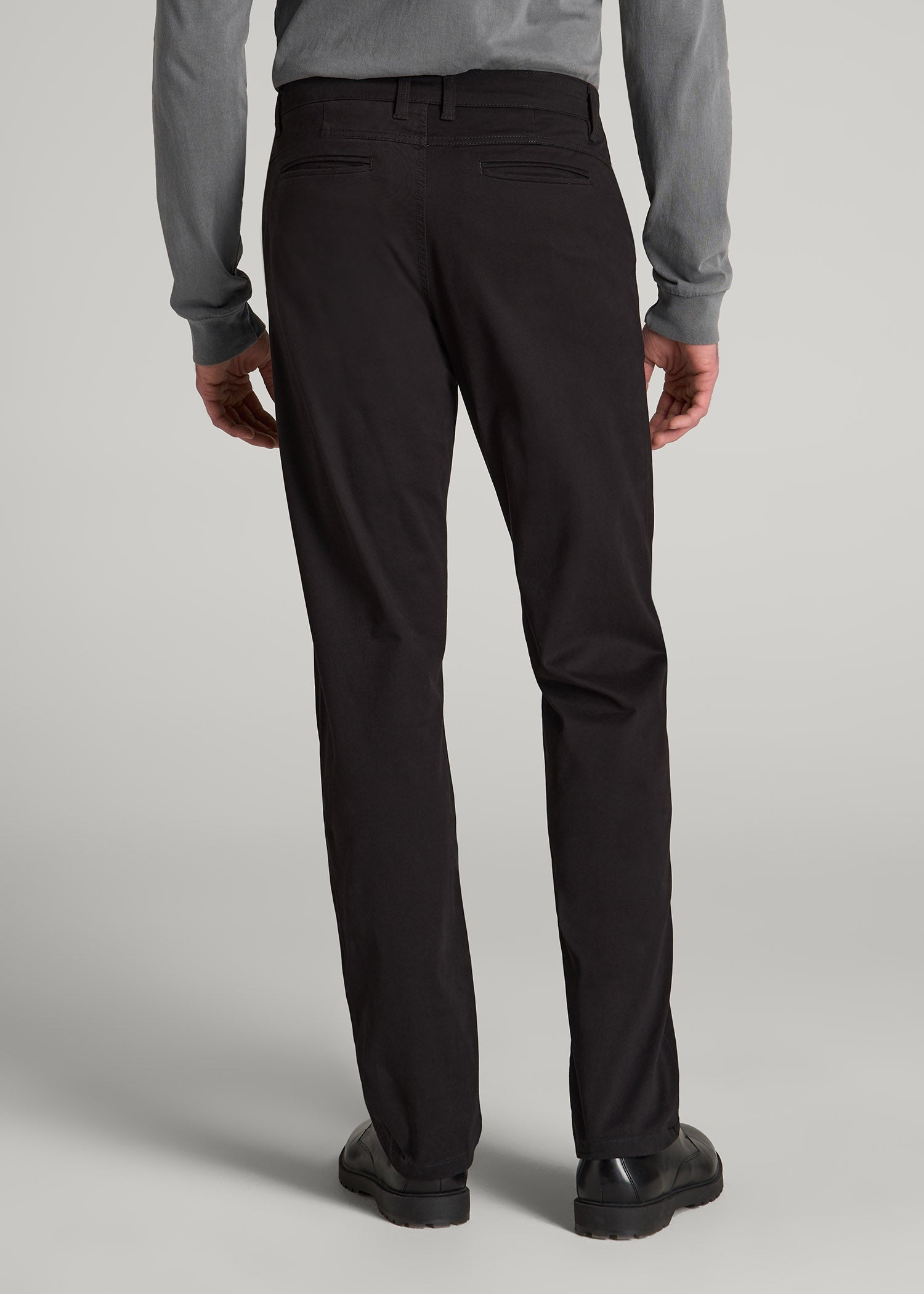 American Tall Discount | J1 STRAIGHT Leg Chinos for Tall Men in Black
