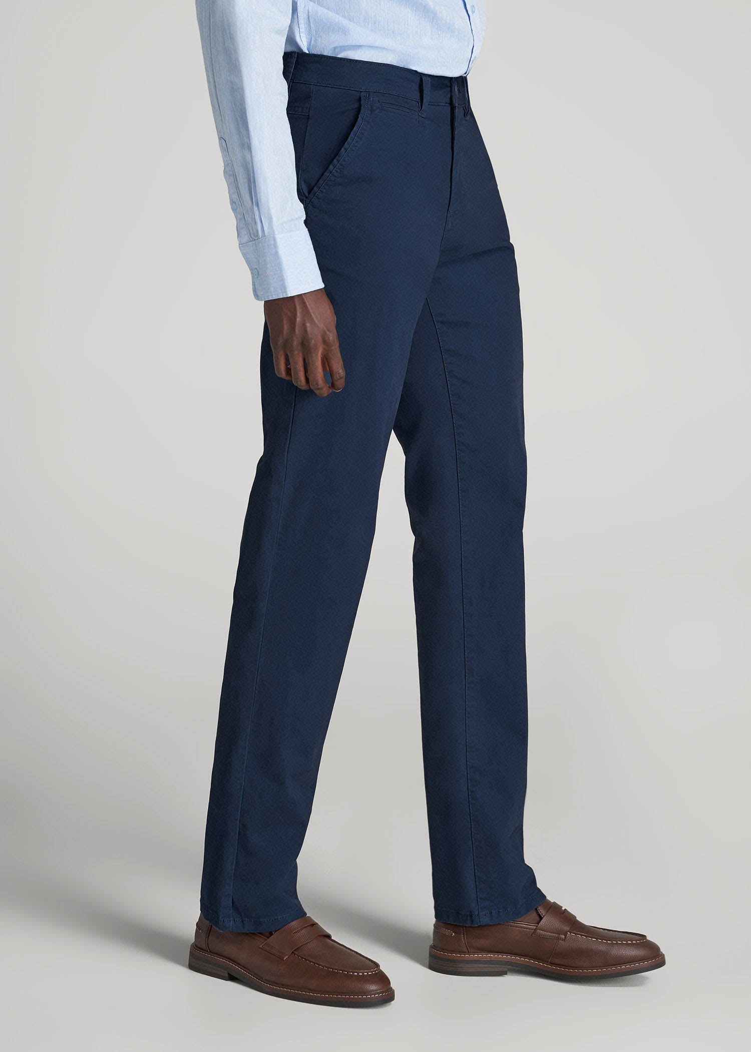 American Tall Online | J1 STRAIGHT Leg Chinos for Tall Men in Marine Navy