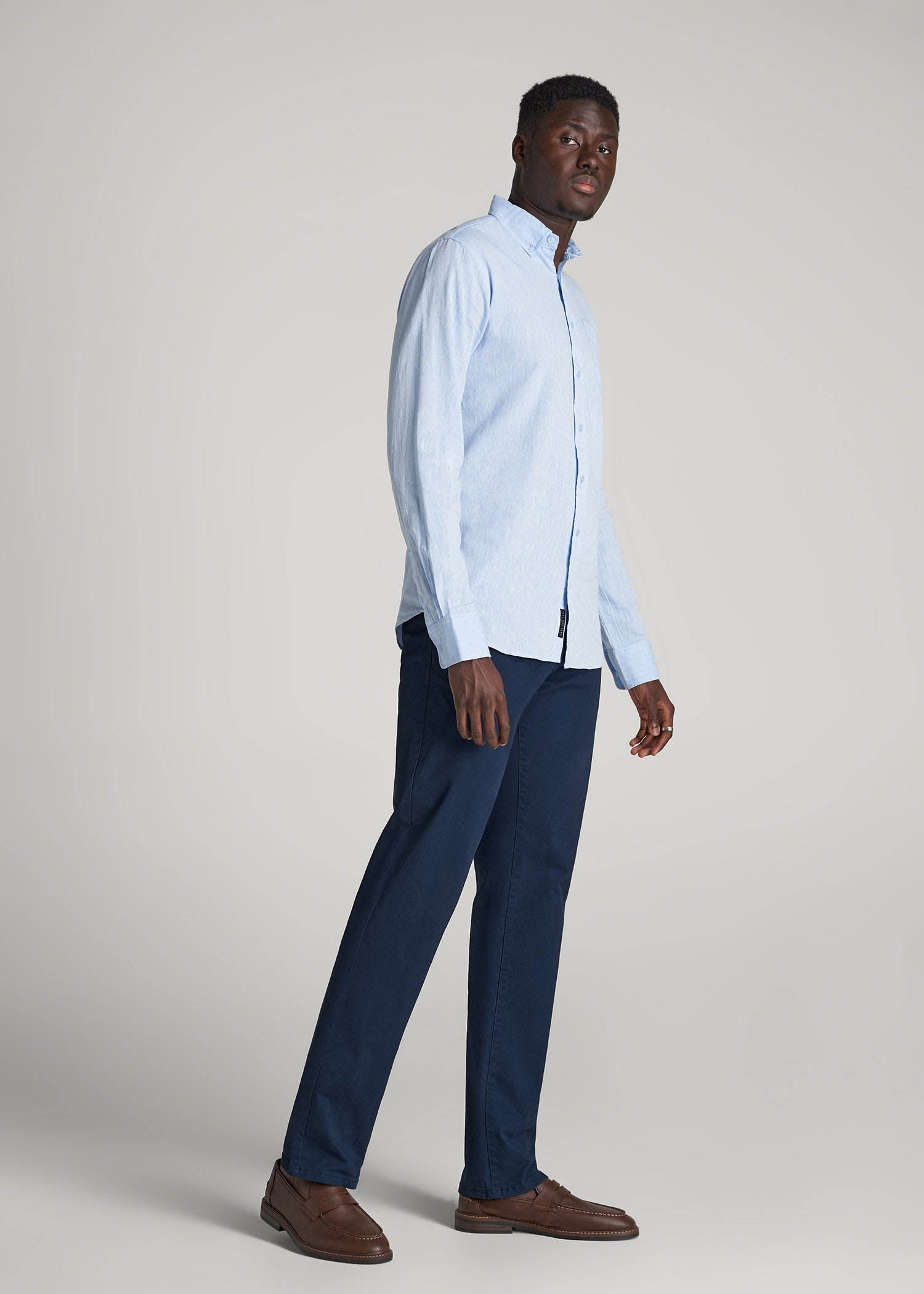 American Tall Online | J1 STRAIGHT Leg Chinos for Tall Men in Marine Navy