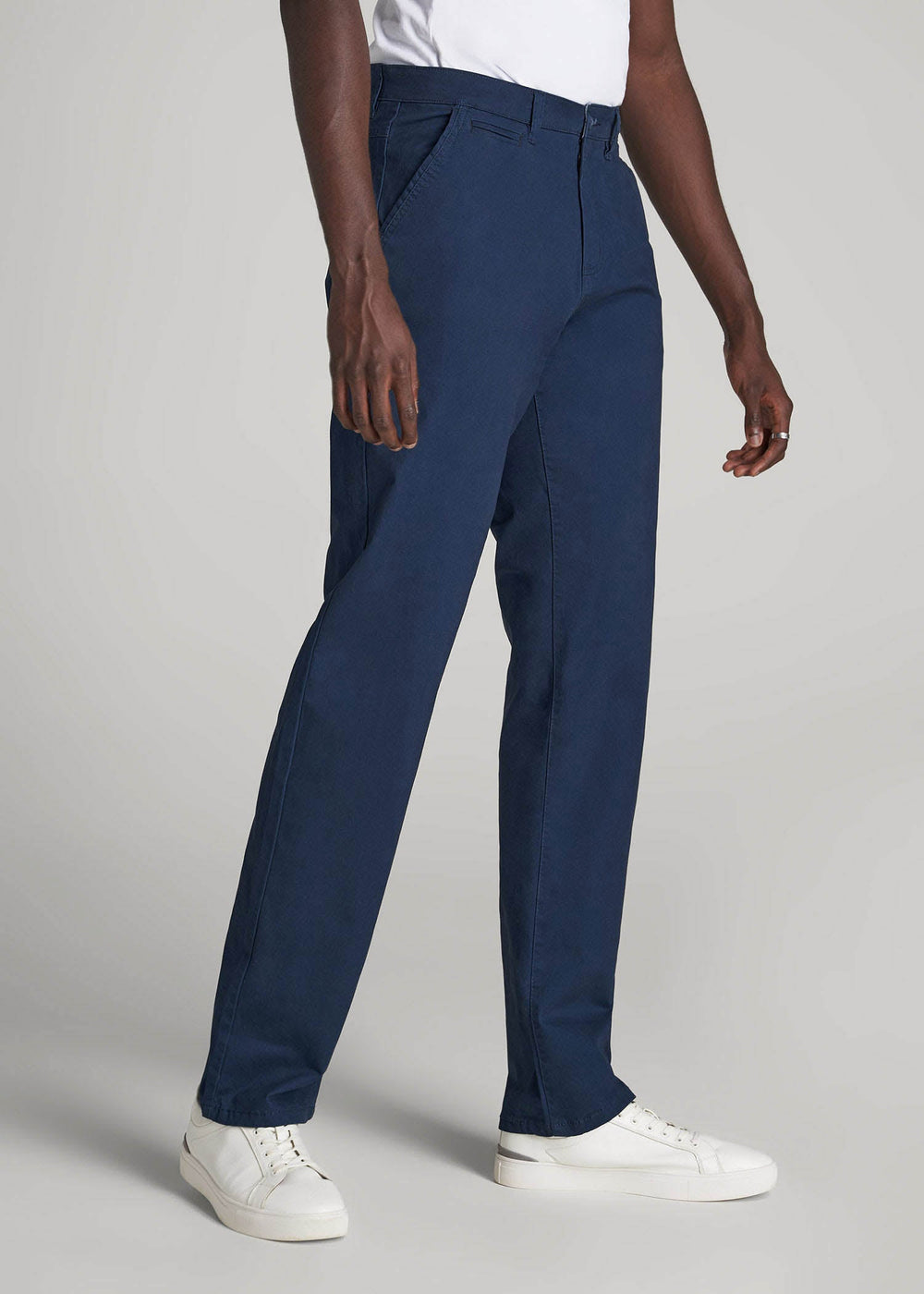 American Tall Sale | Mason RELAXED Chinos for Tall Men in Marine Navy