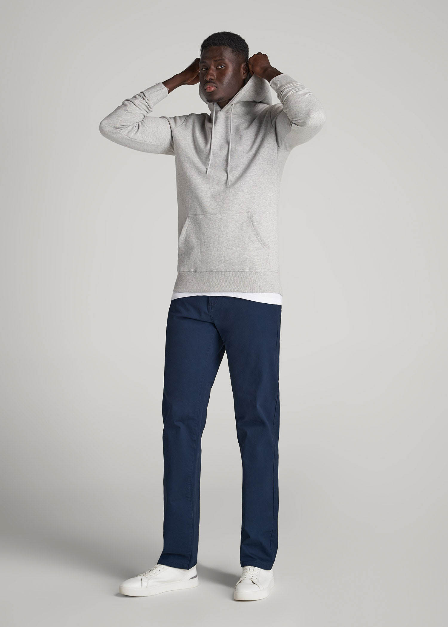 American Tall Sale | Mason RELAXED Chinos for Tall Men in Marine Navy