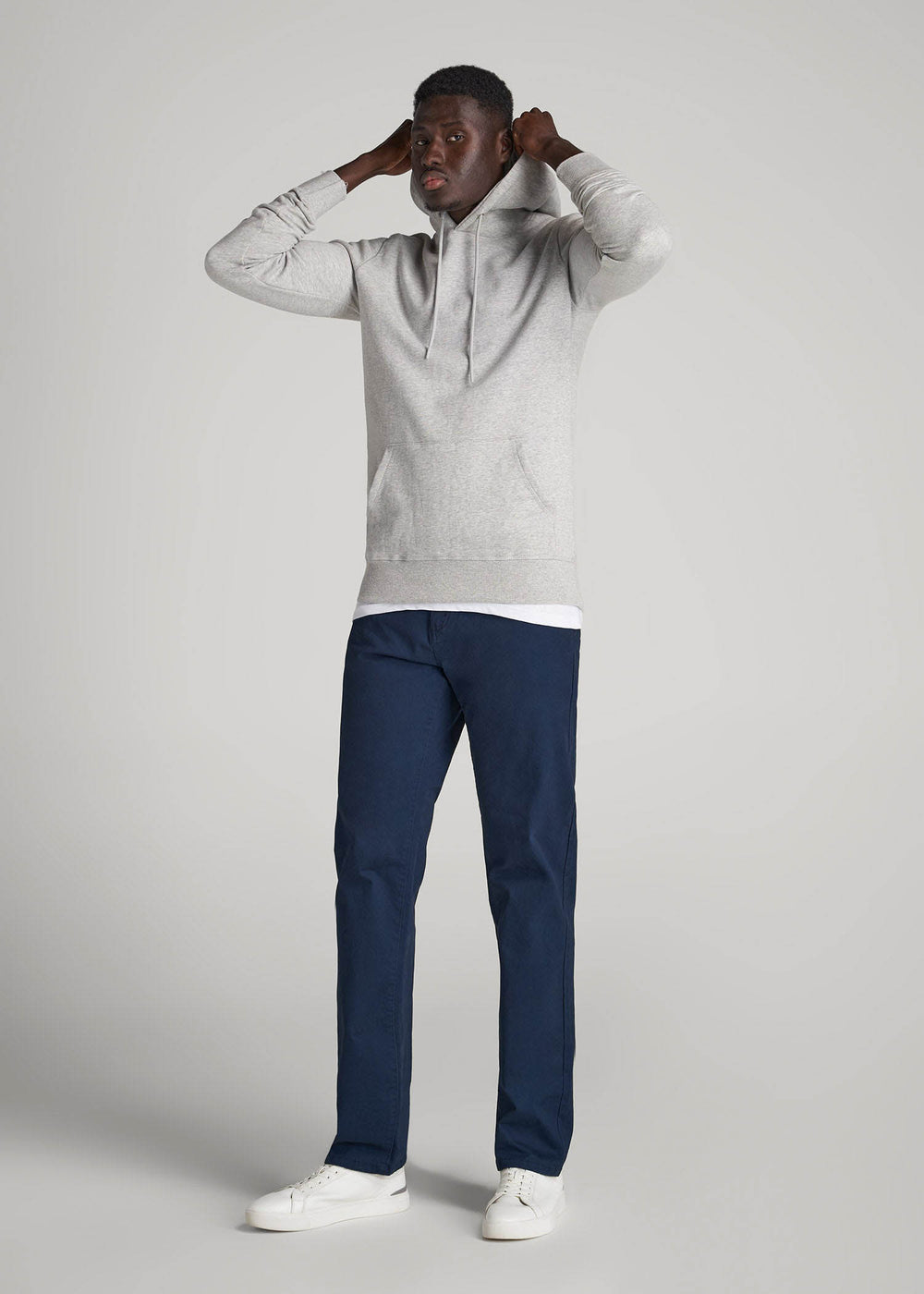 American Tall Sale | Mason RELAXED Chinos for Tall Men in Marine Navy