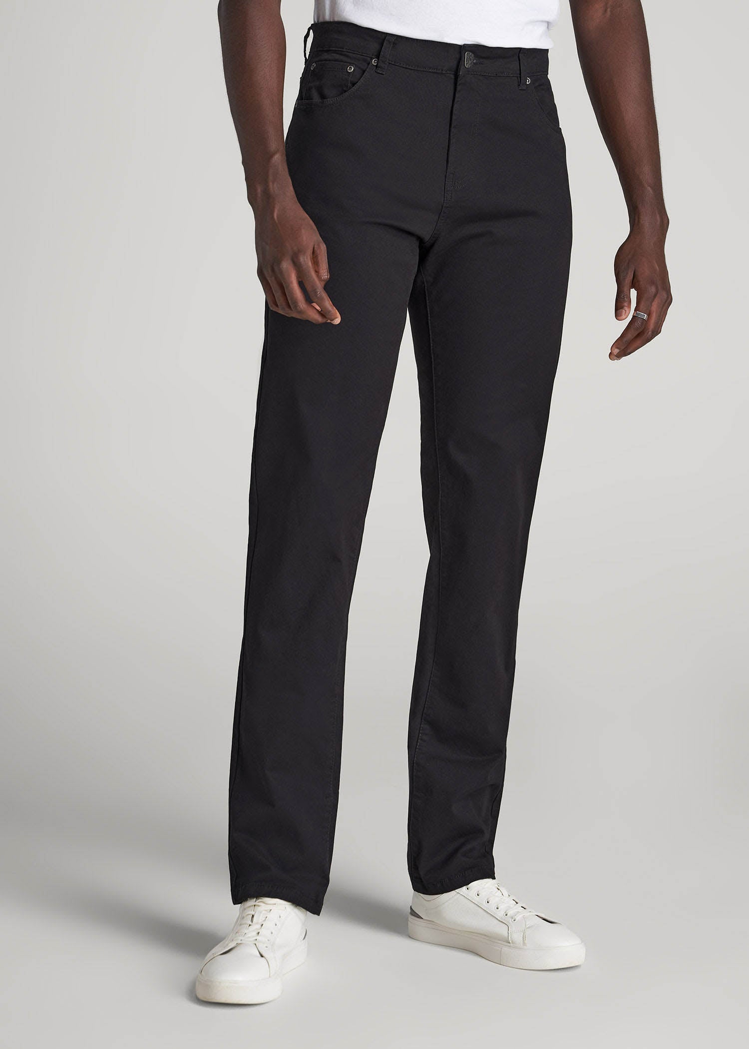 American Tall Outlet | J1 STRAIGHT Leg Five-Pocket Pants for Tall Men in Black