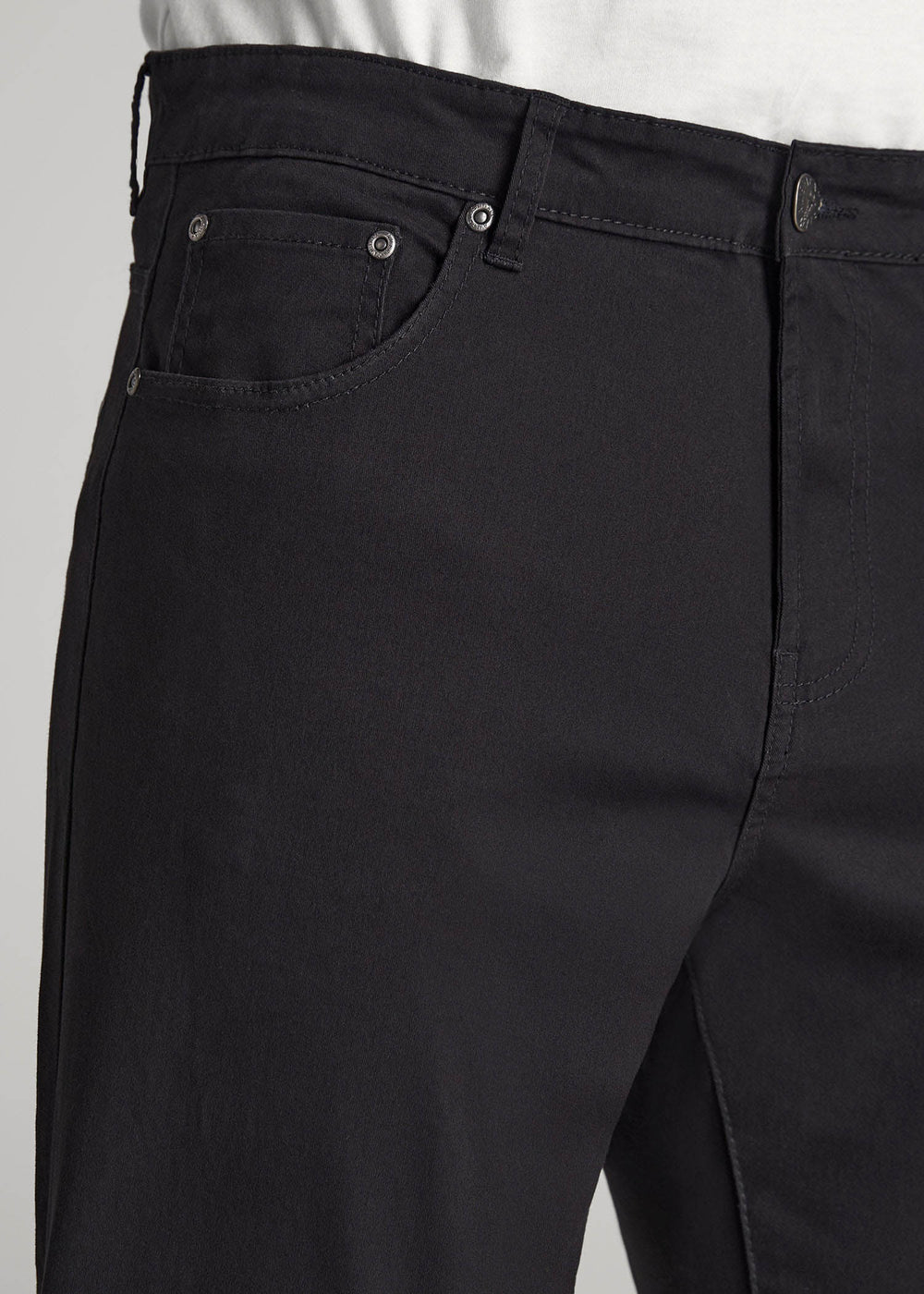 American Tall Outlet | J1 STRAIGHT Leg Five-Pocket Pants for Tall Men in Black