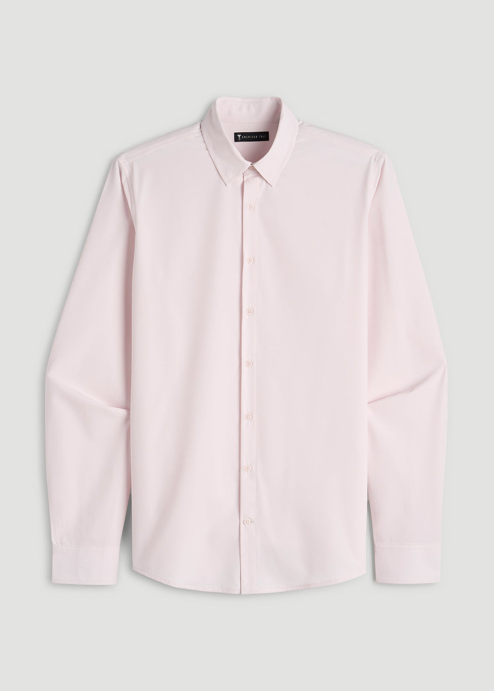 American Tall For Sale | Traveler Stretch Dress Shirt for Tall Men in Grey Lilac