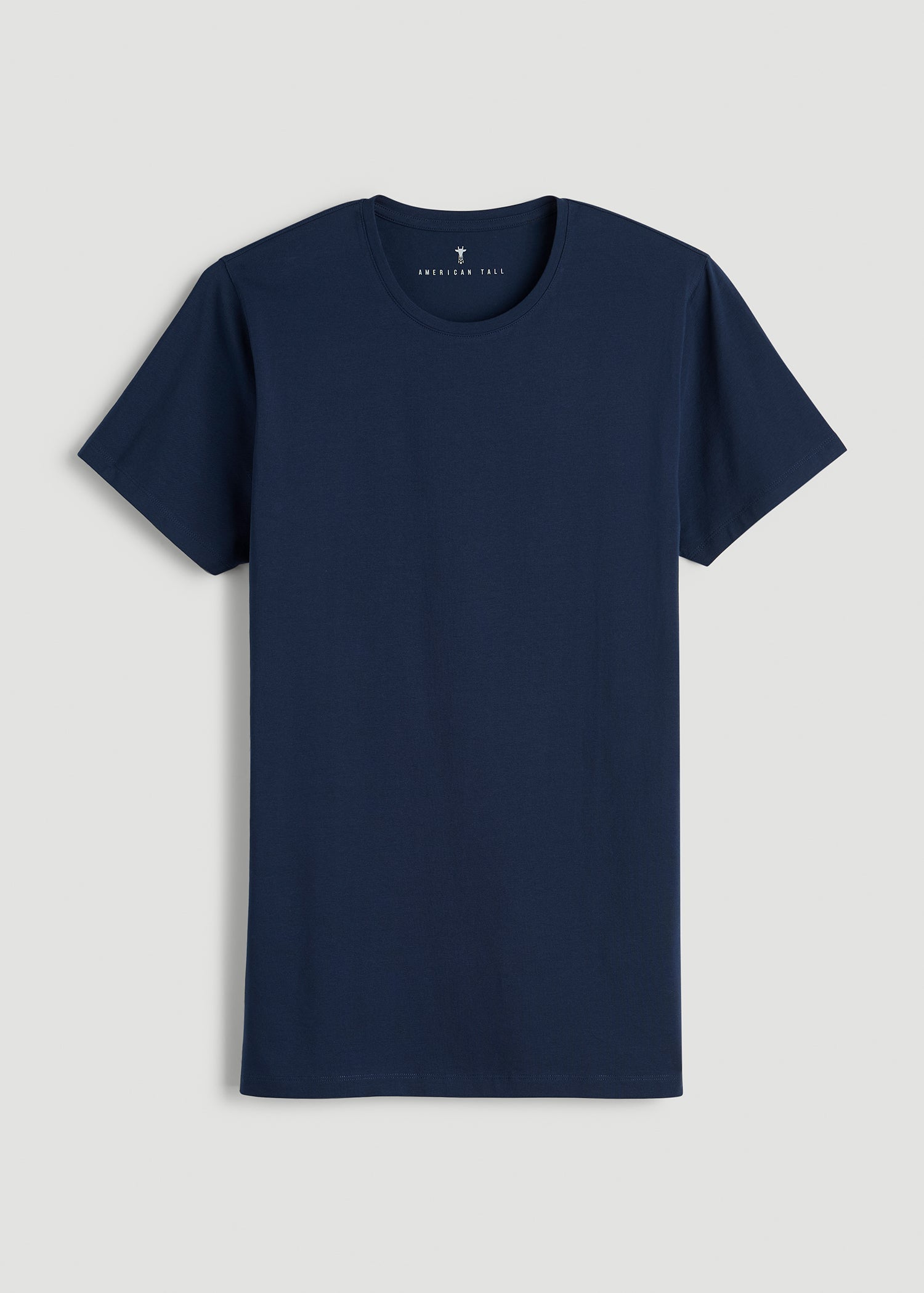 American Tall Online Shop | The Essential Modern Fit Crewneck Tee for Tall Men in Navy