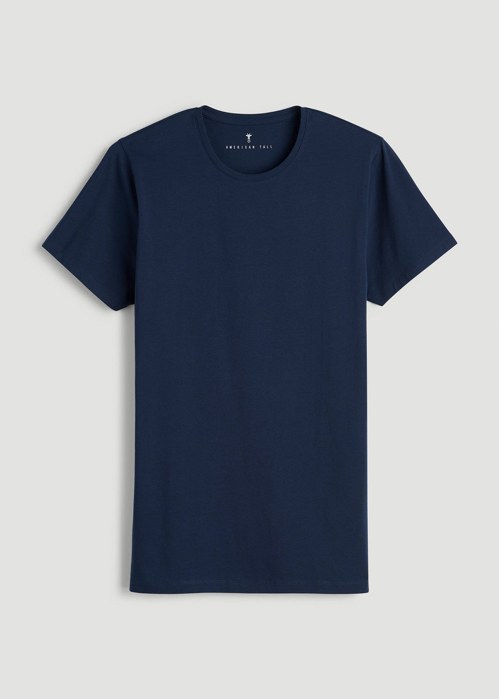 American Tall Online Shop | The Essential Modern Fit Crewneck Tee for Tall Men in Navy
