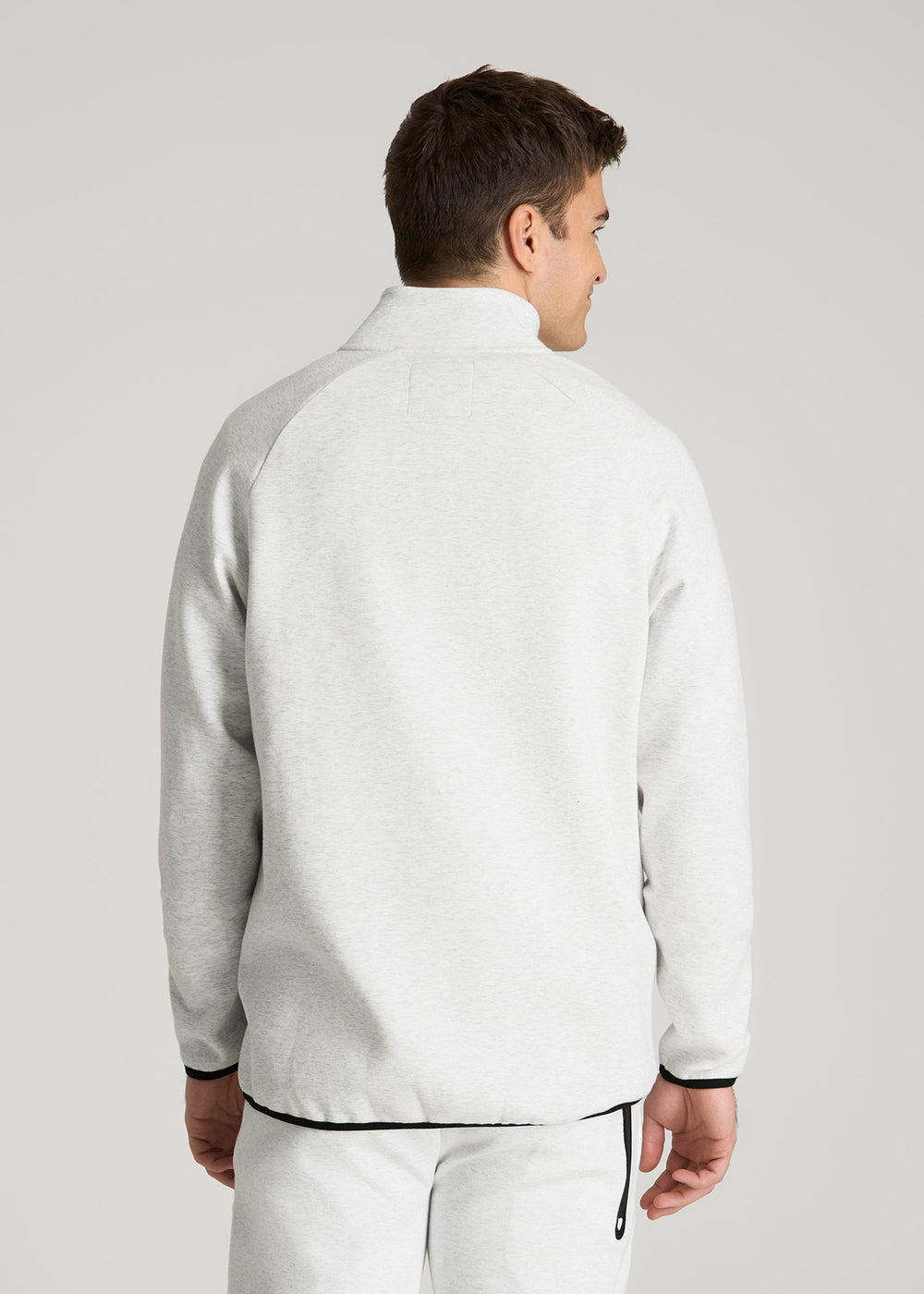 American Tall For Sale | Tech Motion Fleece Full-Zip Jacket for Tall Men in Heather Frost
