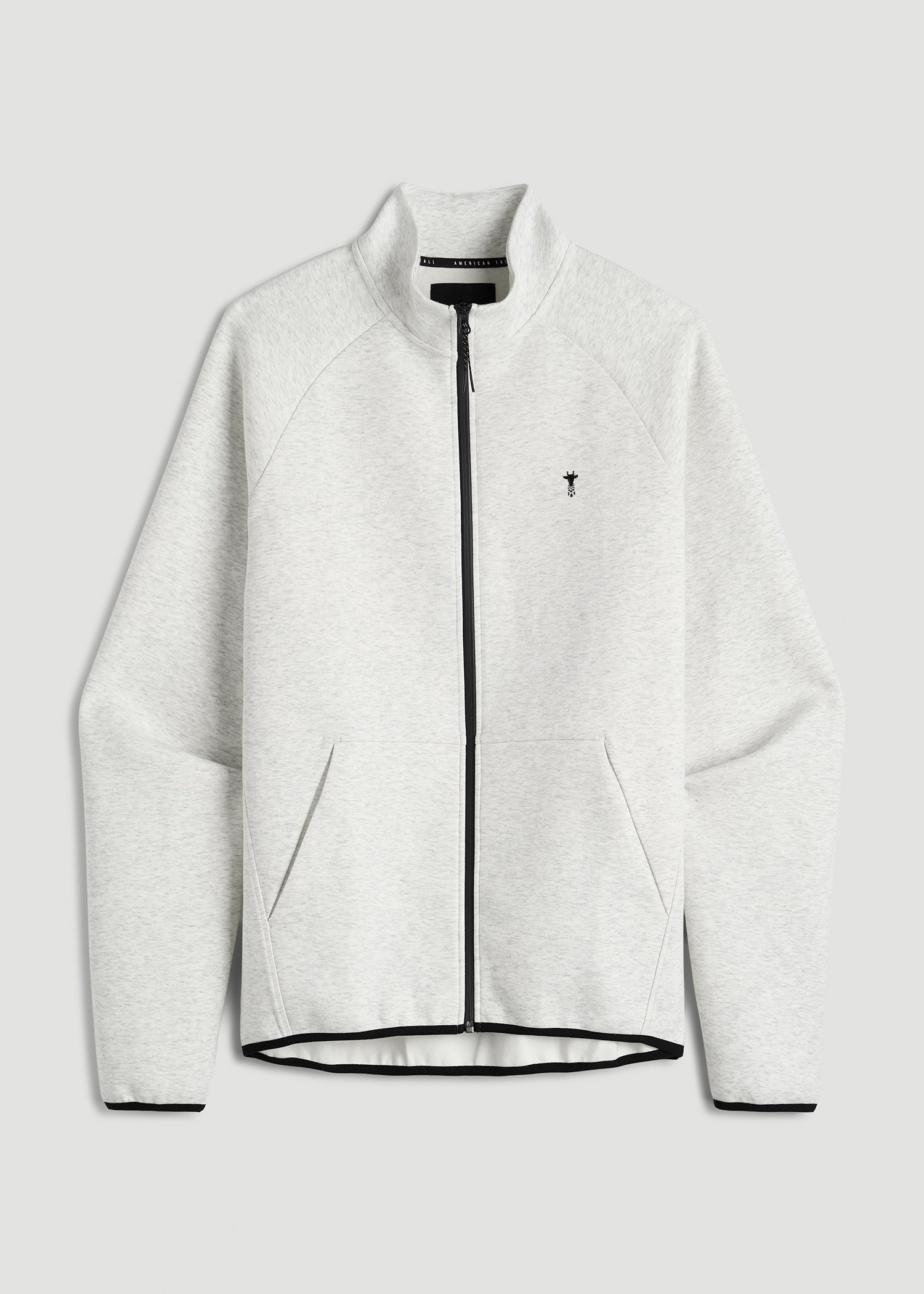American Tall For Sale | Tech Motion Fleece Full-Zip Jacket for Tall Men in Heather Frost