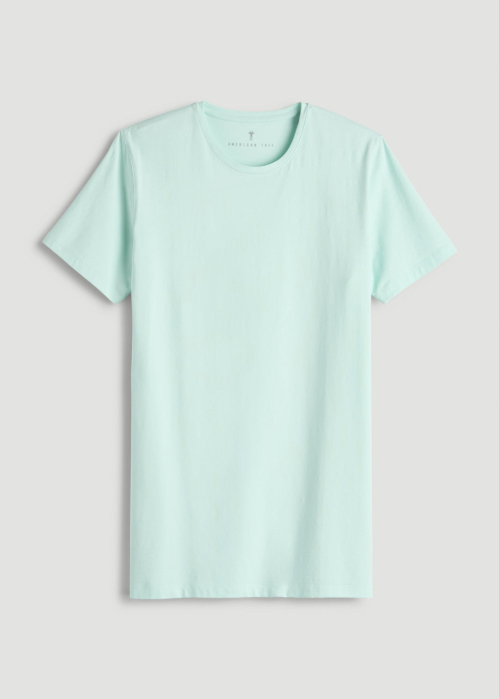 American Tall For Sale | The Essential Slim Fit Crewneck Tee for Tall Men in Opal Blue