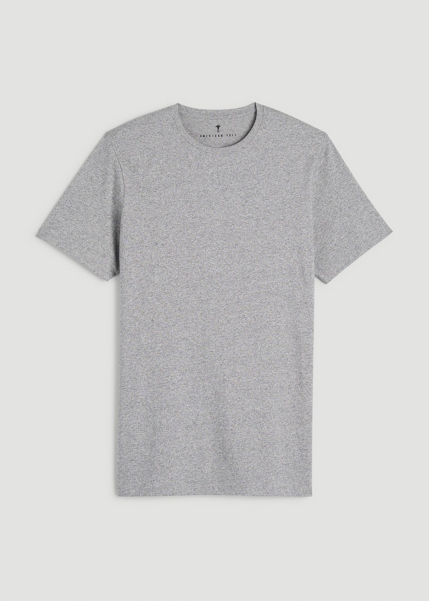 American Tall Online Shop | Core Cotton Crewneck Tee for Tall Men in Heathered Grey