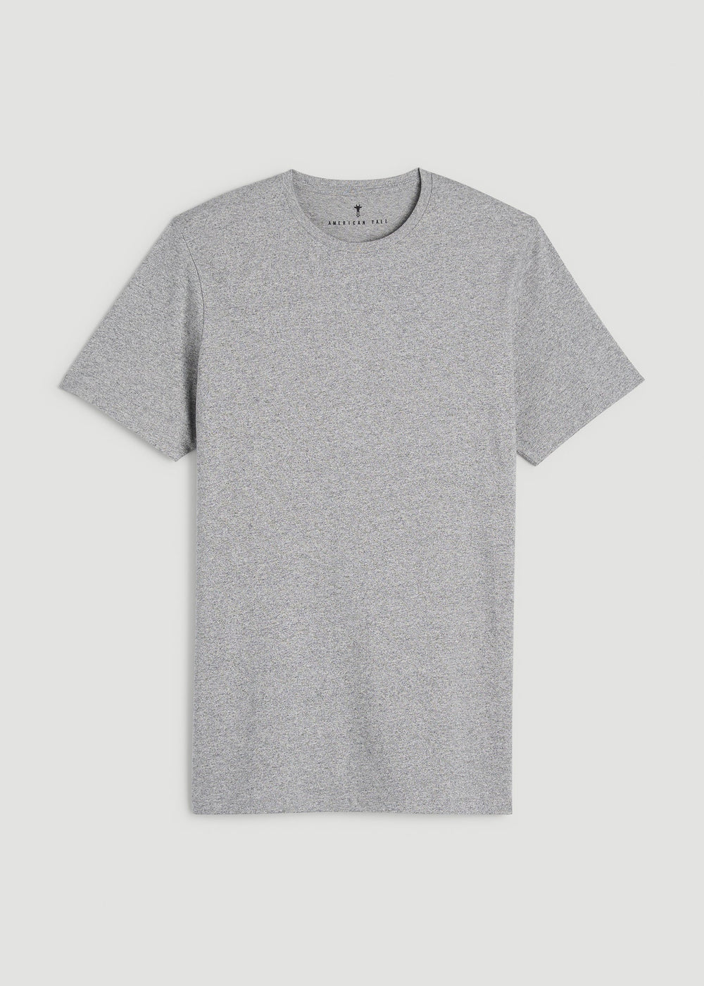 American Tall Online Shop | Core Cotton Crewneck Tee for Tall Men in Heathered Grey