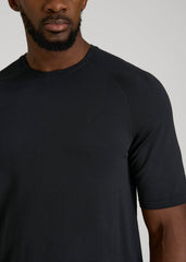 American Tall Online | Vented Training Top for Tall Men in Black