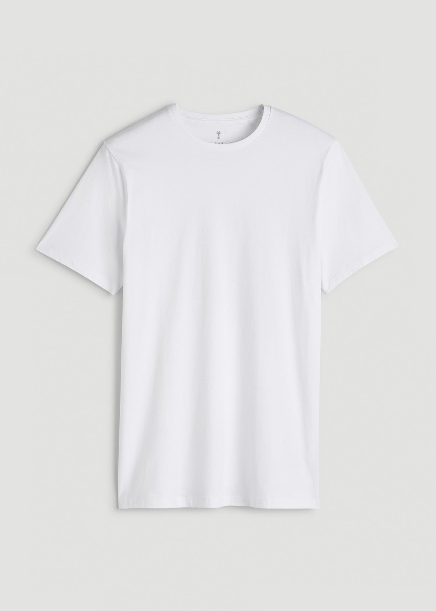 American Tall Sale | Core Cotton Crewneck Tee for Tall Men in White