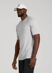 American Tall Outlet | Vented Training Top for Tall Men in Silver Drop