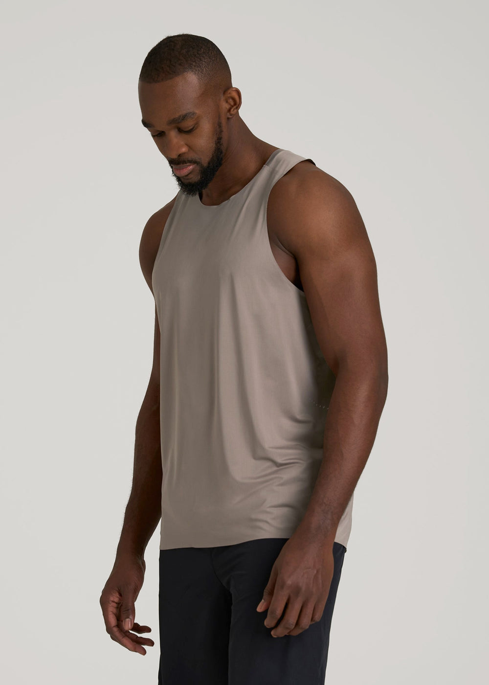 American Tall For Sale | Perforated Training Singlet for Tall Men in Portobello