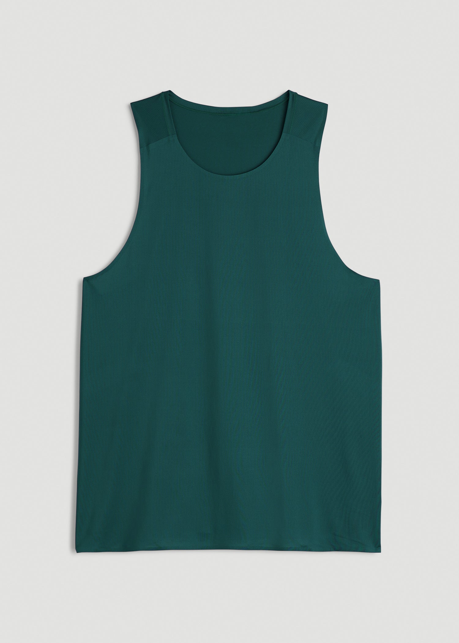American Tall Online Shop | Perforated Training Singlet for Tall Men in Deep Teal