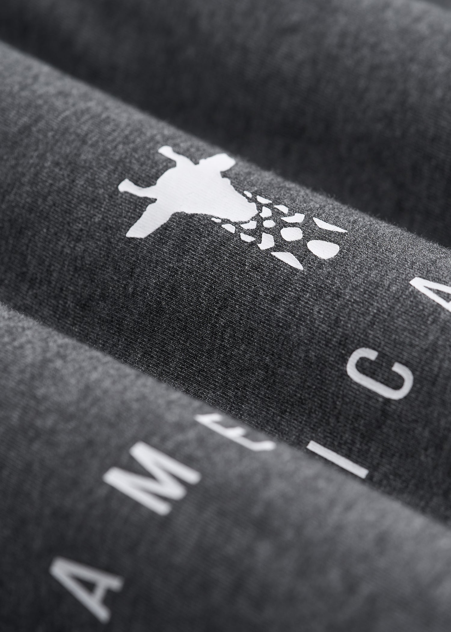 American Tall Discount | Logo Tee for Tall Men in Charcoal Mix