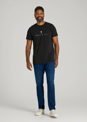 American Tall Online | Logo Tee for Tall Men in Black