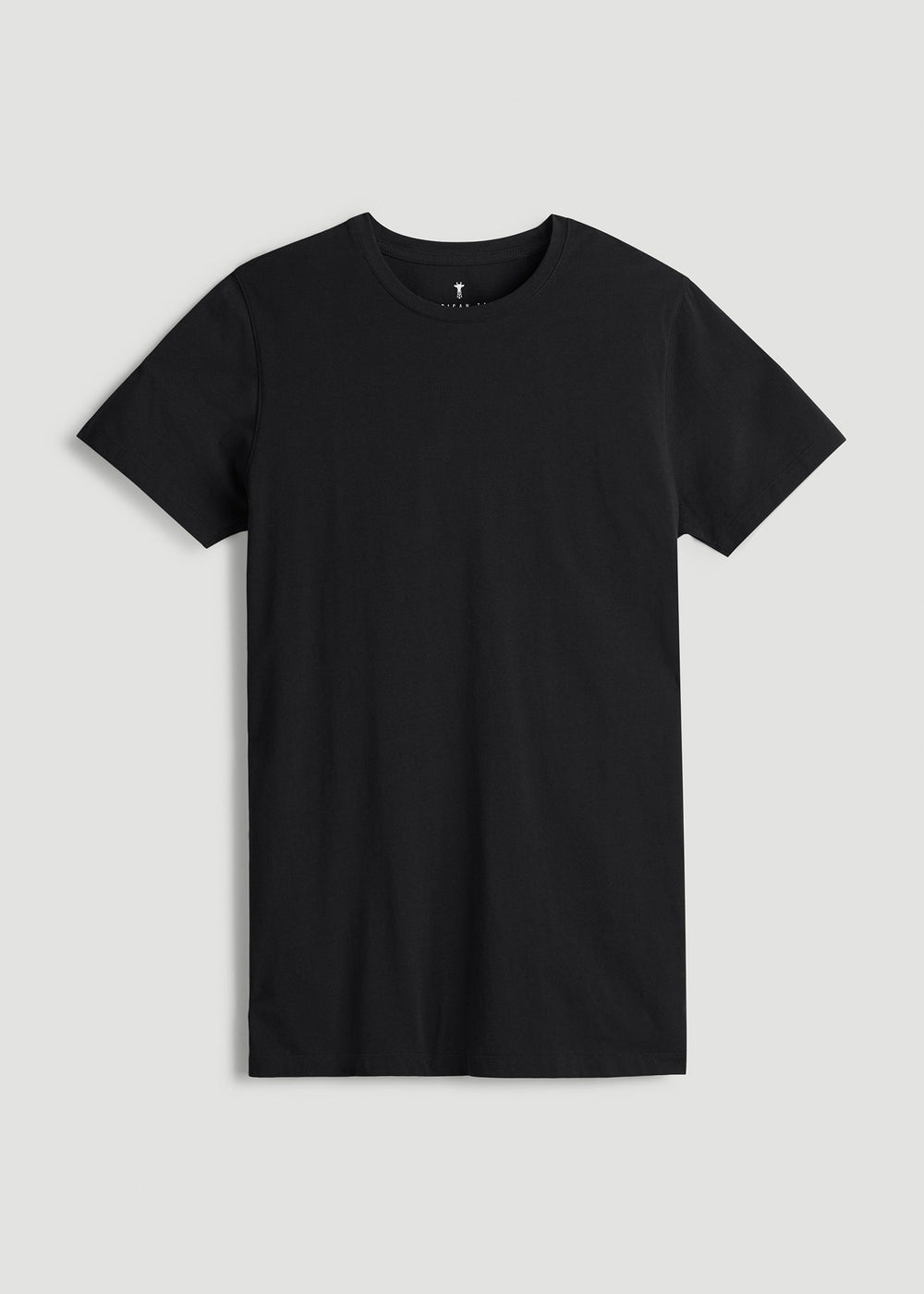 American Tall For Sale | Modern Fit Garment Dyed Cotton T-Shirt for Tall Men in Black