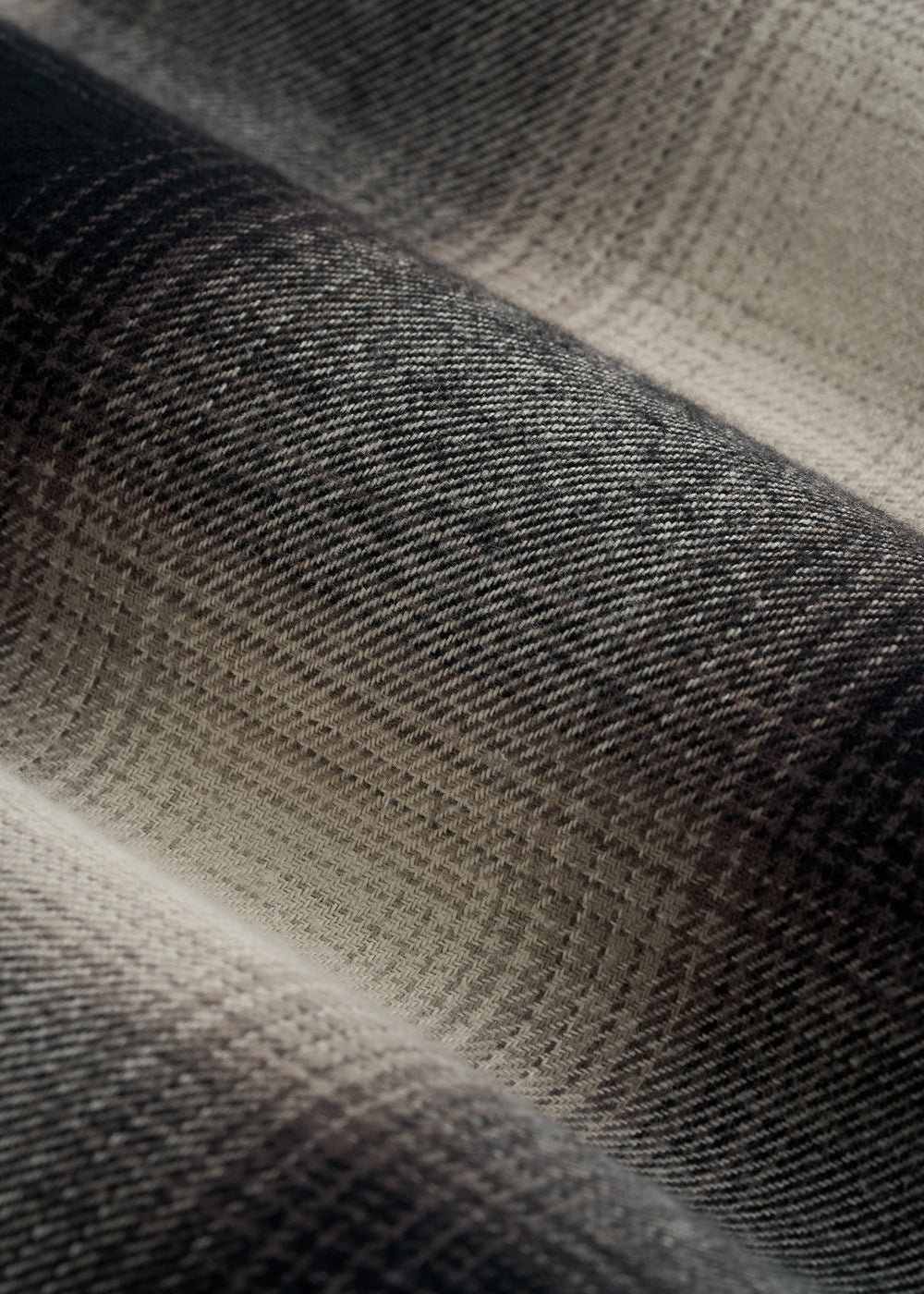American Tall Outlet | Nelson Flannel Shirt for Tall Men in Beige Blur Plaid