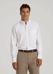 American Tall For Sale | Oxford Cloth Button Down Shirt for Tall Men in Optic White