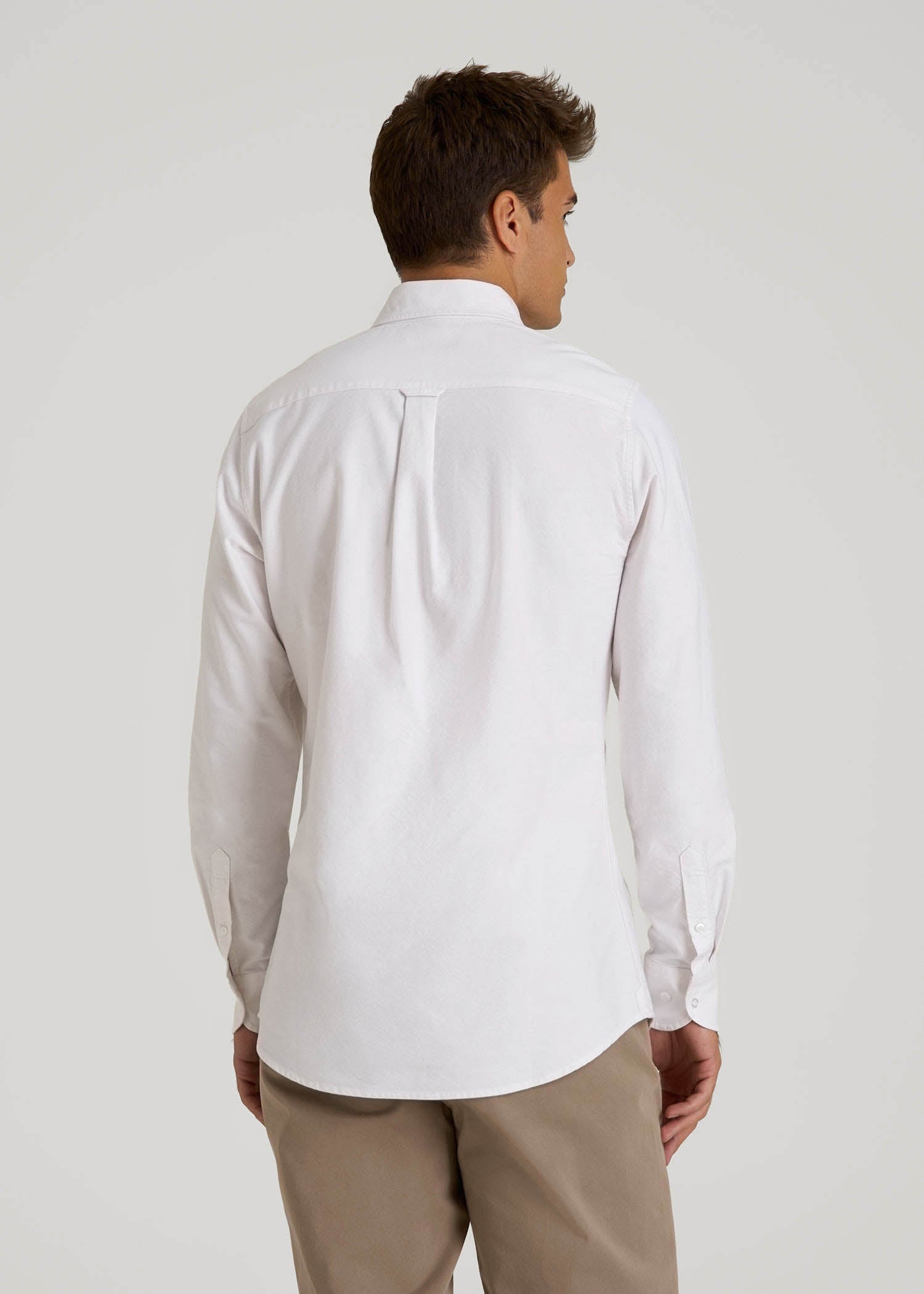 American Tall For Sale | Oxford Cloth Button Down Shirt for Tall Men in Optic White
