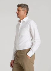 American Tall Online Shop | Washed Oxford Shirt for Tall Men in White