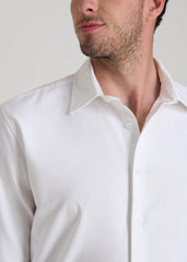 American Tall Outlet | Pinpoint Oxford Shirt for Tall Men in White